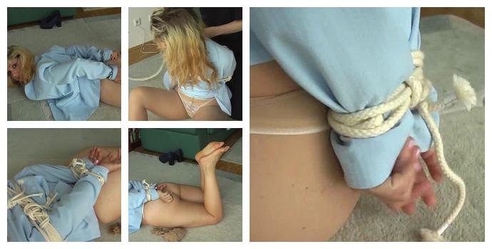 Angie And Miri Hogtied