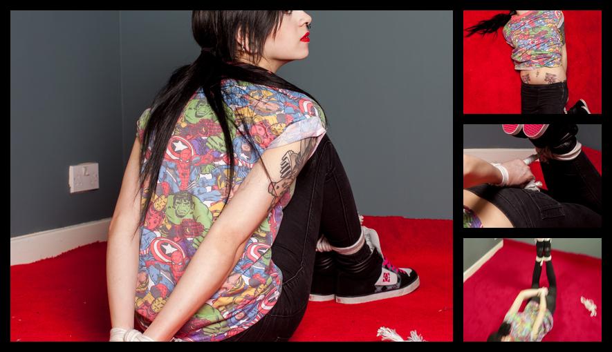 Angie And Miri Hogtied